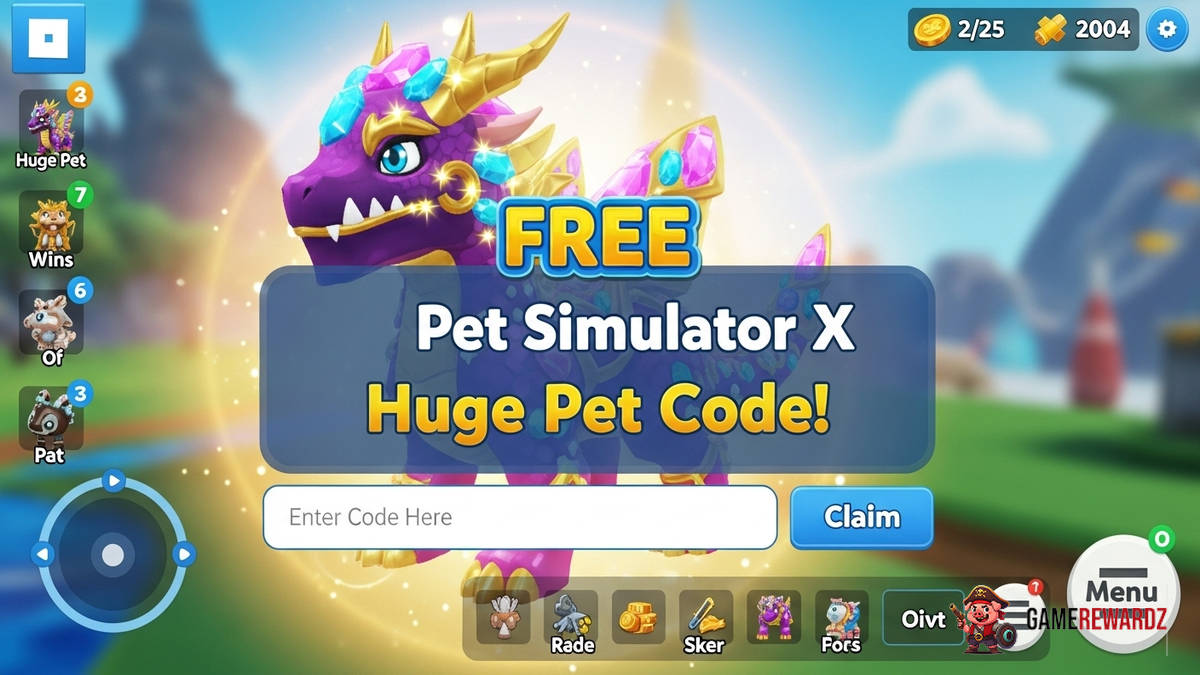 Roblox: FREE Pet Simulator X Huge Pet Code!